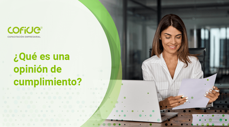 ¿Qué es una opinión de cumplimiento?